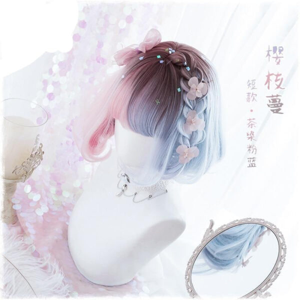 Cotton Candy Bob Wig Cotton Candy Bob Wig – kawaii gift idea for her