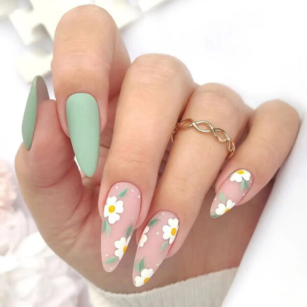 Spring Floral Press On Nails Spring Floral Press On Nails – kawaii gift idea for her