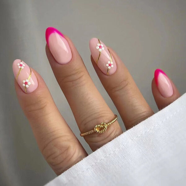 Spring Floral Press On Nails Spring Floral Press On Nails – kawaii gift idea for her