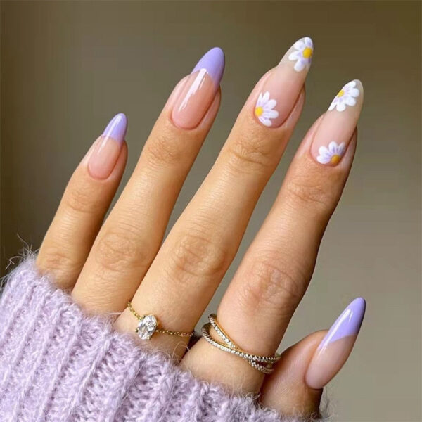 Spring Floral Press On Nails Spring Floral Press On Nails – cute kawaii makeup gift for girlfriend