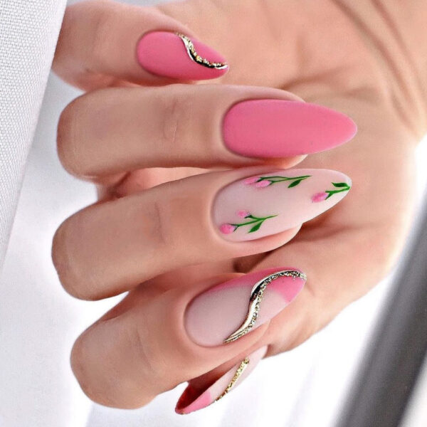 Spring Floral Press On Nails Spring Floral Press On Nails – buy kawaii makeup online – kawaii gift