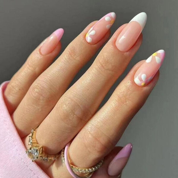 Spring Floral Press On Nails Spring Floral Press On Nails – soft kawaii plushie gift idea