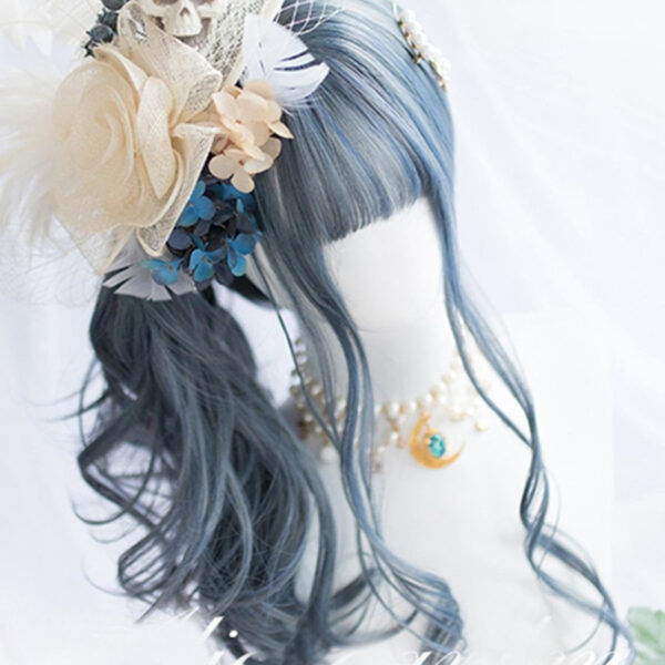 Dark Blue Gothic Wig Dark Blue Gothic Wig – best kawaii gift for birthday