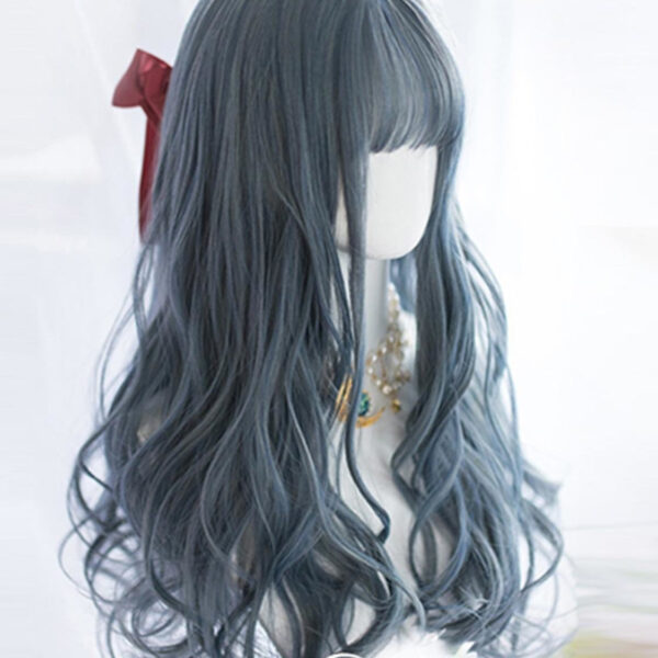 Dark Blue Gothic Wig Dark Blue Gothic Wig – kawaii aesthetic gift for adults