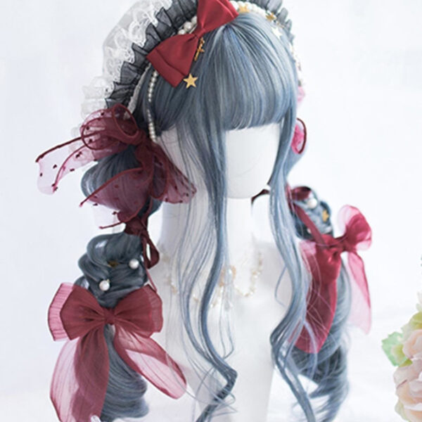 Dark Blue Gothic Wig Dark Blue Gothic Wig – kawaii gift idea for her