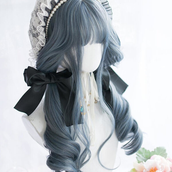 Dark Blue Gothic Wig Dark Blue Gothic Wig – cute kawaii wigs gift for girlfriend