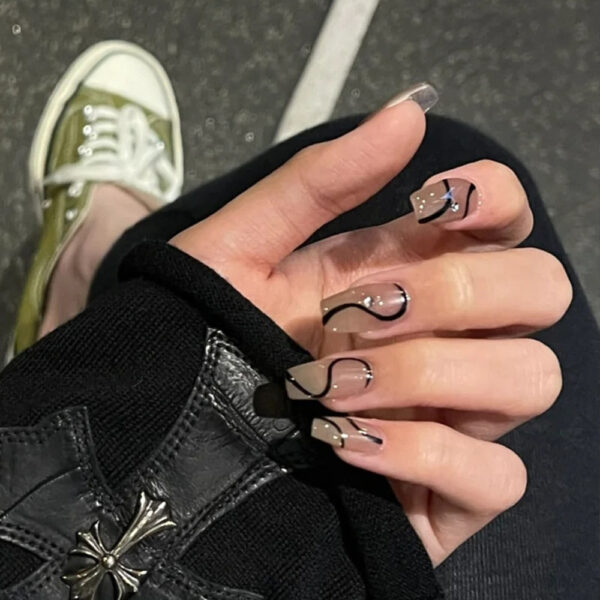 Dark Gothic Press On Nails Dark Gothic Press On Nails – kawaii aesthetic gift for adults
