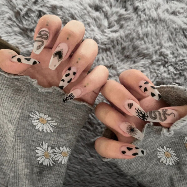 Dark Gothic Press On Nails Dark Gothic Press On Nails – kawaii aesthetic gift for adults