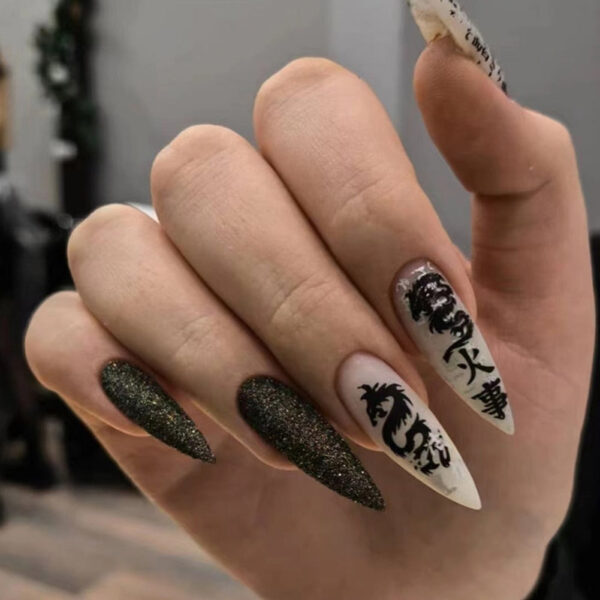 Dark Gothic Press On Nails Dark Gothic Press On Nails – kawaii gift idea for her
