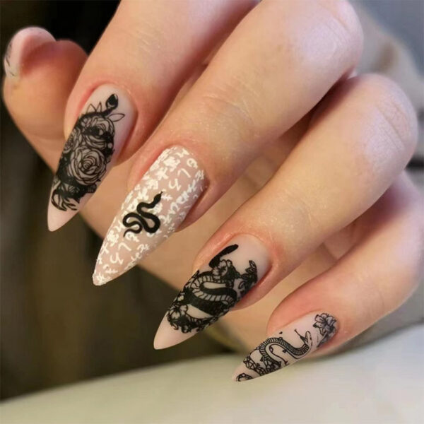 Dark Gothic Press On Nails Dark Gothic Press On Nails – kawaii room decor and gift