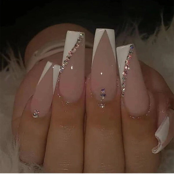 Extra Long Square Press On Nails – kawaii gift idea for her