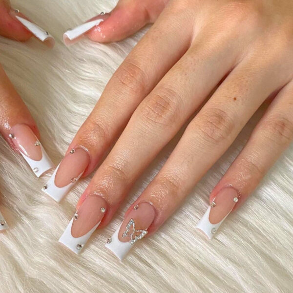 Extra Long Square Press On Nails – kawaii gift for best friend