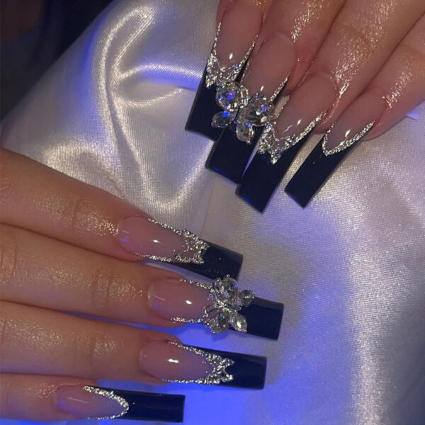 Extra Long Square Press On Nails – buy kawaii makeup online – kawaii gift