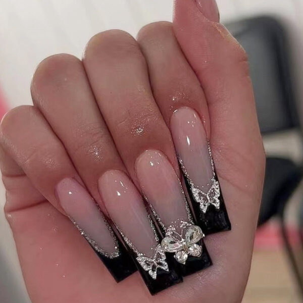 Extra Long Square Press On Nails – kawaii gift idea for her