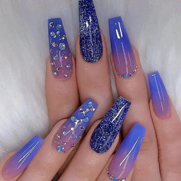 Extra Long Square Press On Nails – kawaii gift for best friend