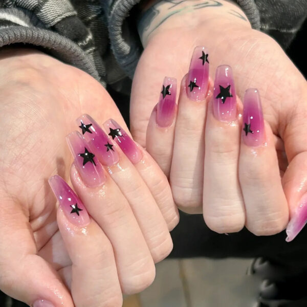 Goth Girl Press On Nails Goth Girl Press On Nails – cute kawaii makeup gift for girlfriend