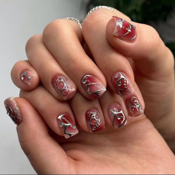 Goth Girl Press On Nails Goth Girl Press On Nails – kawaii gift idea for her