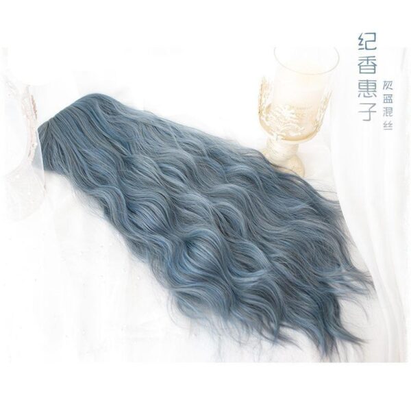Gothic Blue Long Cosplay Wig – best kawaii gift for birthday