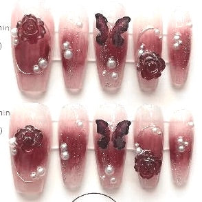Butterfly Press-On Nails Butterfly Press-On Nails – kawaii room decor and gift