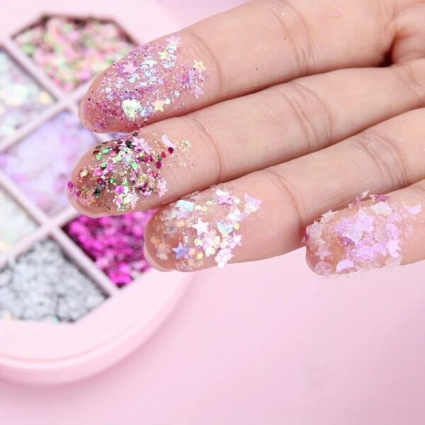 7 Color Chunky Glitter Eyeshadow Palette 7 Color Chunky Glitter Eyeshadow Palette – buy kawaii makeup online – kawaii gift