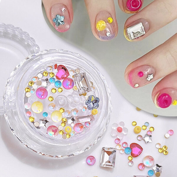 Kawaii Nail Art Sticker Gems – kawaii room decor and gift