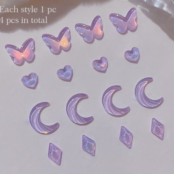 Kawaii Nail Art Sticker Gems – soft kawaii plushie gift idea