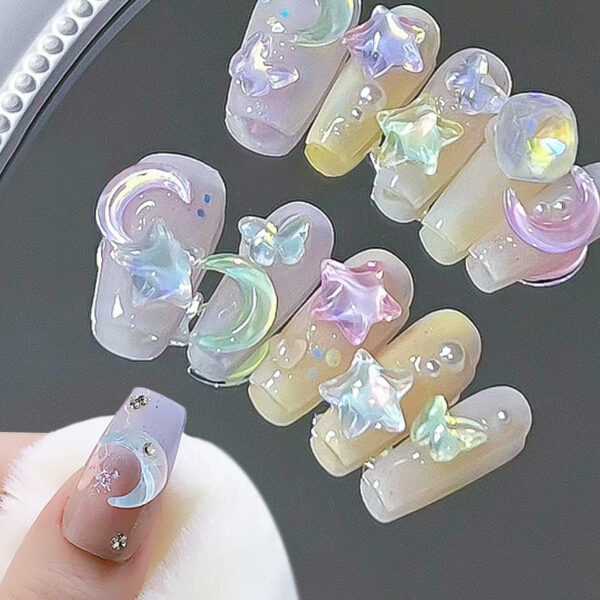 Kawaii Nail Art Sticker Gems – soft kawaii plushie gift idea