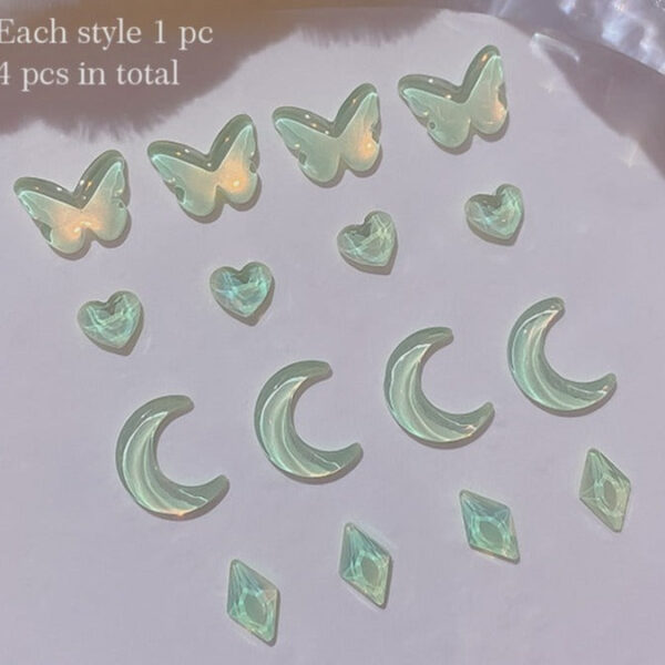 Kawaii Nail Art Sticker Gems – kawaii room decor and gift