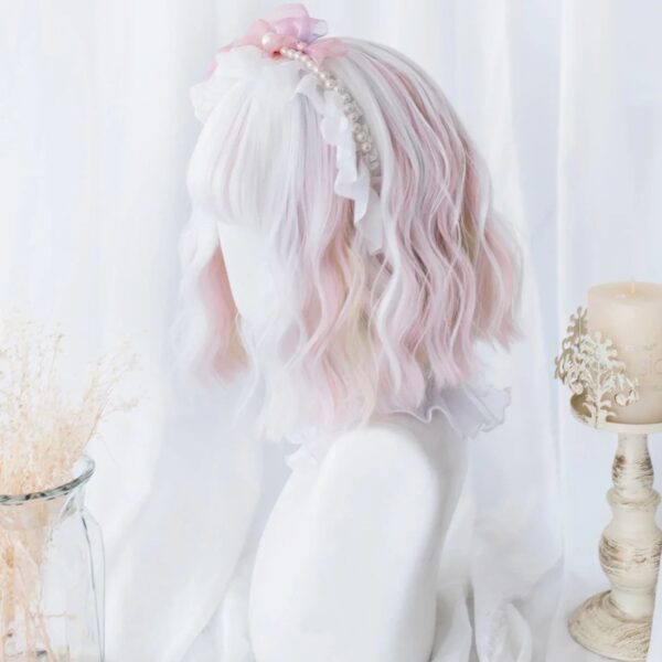 Elegant Watercolor Short Bob Wig Elegant Watercolor Short Bob Wig – best kawaii gift for birthday
