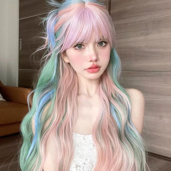 Mermaid Pastel Long Cosplay Wig – kawaii gift idea for her