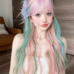 Mermaid Pastel Long Cosplay Wig
