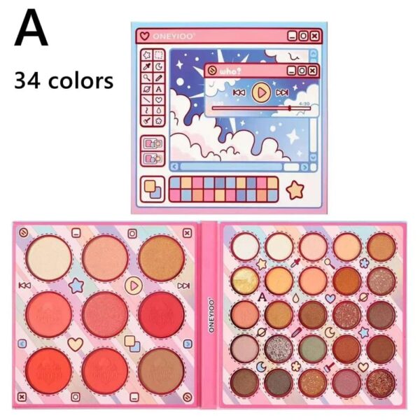 Pixel Gamer Girl Palette Pixel Gamer Girl Palette – kawaii gift for best friend