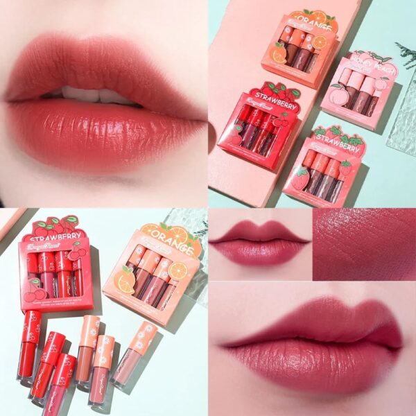 Matte Berry Liquid Lipstick Sets – kawaii gift idea for her