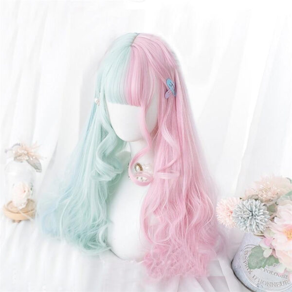 Mint & Pink Bun Wig Mint & Pink Bun Wig – best kawaii gift for birthday