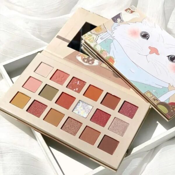 Neko Sweetie 18 Color Eyeshadow Palette Neko Sweetie 18 Color Eyeshadow Palette – kawaii aesthetic gift for adults