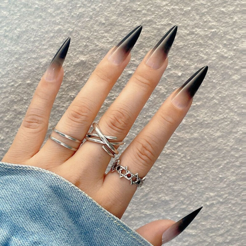 Ombre Cat Claws Press On Nails — Kawaii Stuffed Animal | My Heart Teddy