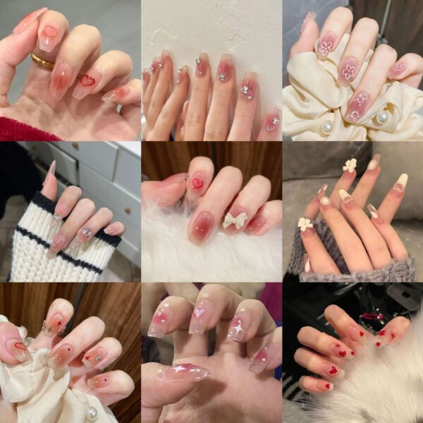 Ombre Gradient Press On Nails Ombre Gradient Press On Nails – soft kawaii plushie gift idea