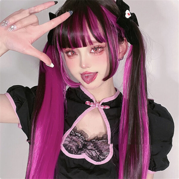 Pastel Goth Draculaura Wig Pastel Goth Draculaura Wig – kawaii aesthetic gift for adults