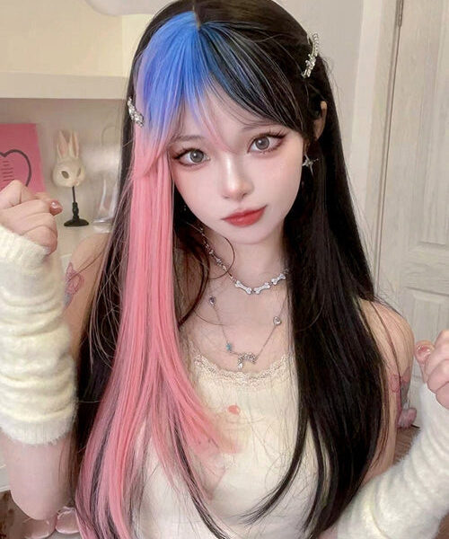 Pastel Goth Peekaboo Wig Pastel Goth Peekaboo Wig – best kawaii gift for birthday