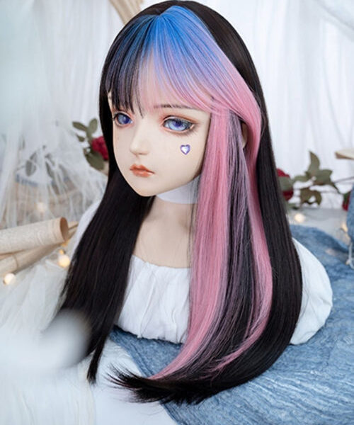Pastel Goth Peekaboo Wig Pastel Goth Peekaboo Wig – soft kawaii plushie gift idea
