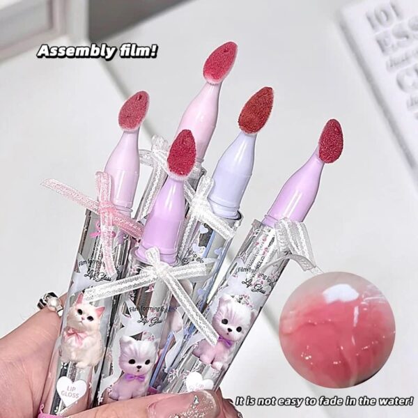 Pastel Teddy Long-Lasting Water-Gloss Lip Tint Set Pastel Teddy Long-Lasting Water-Gloss Lip Tint Set – cute kawaii makeup gift for girlfriend