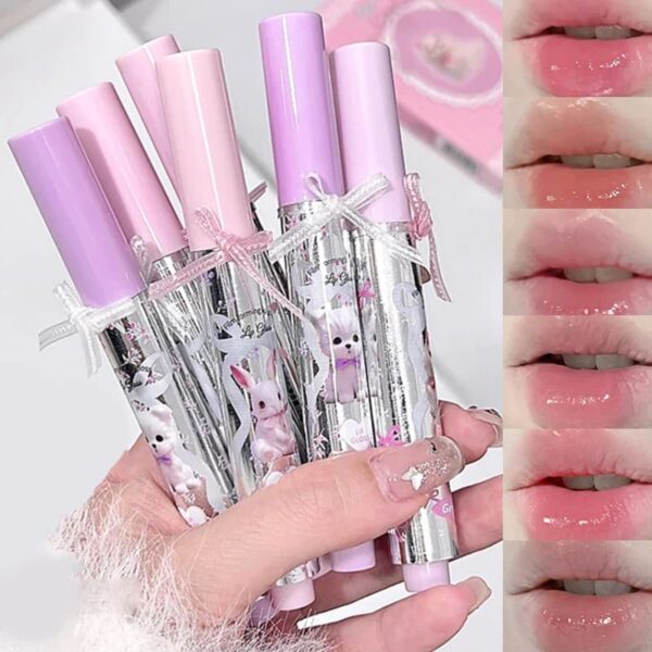 Pastel Teddy Long-Lasting Water-Gloss Lip Tint Set Pastel Teddy Long-Lasting Water-Gloss Lip Tint Set – cute kawaii makeup gift for girlfriend