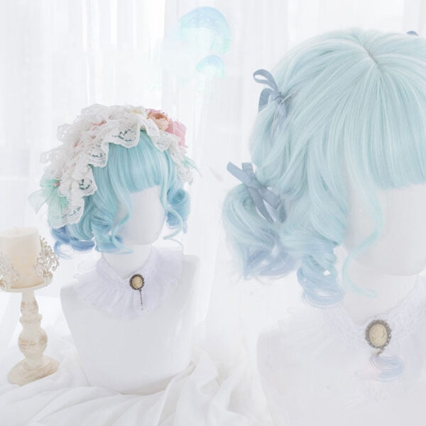 Shades Of Blue Bob Wig – soft kawaii plushie gift idea
