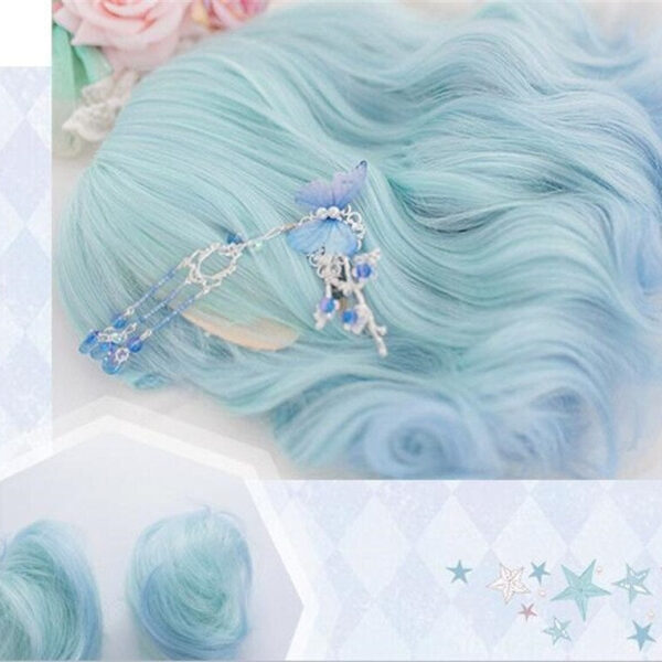 Shades Of Blue Bob Wig – kawaii gift for best friend