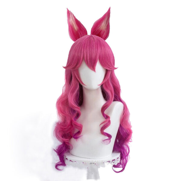 Spirit Blossom Ahri Cosplay Wig – kawaii aesthetic gift for adults