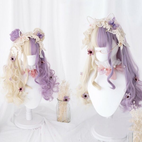 Split Lavender Cosplay Wig Split Lavender Cosplay Wig – best kawaii gift for birthday