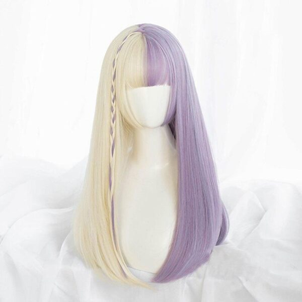 Split Lavender Cosplay Wig Split Lavender Cosplay Wig – kawaii gift for best friend