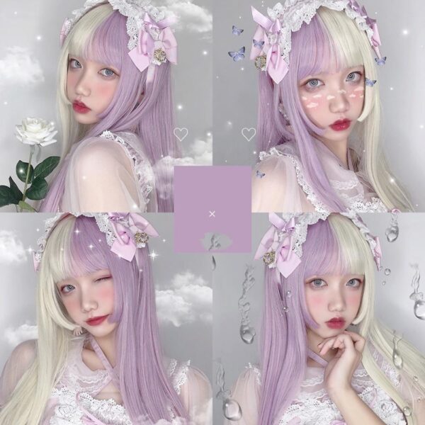 Split Lavender Cosplay Wig Split Lavender Cosplay Wig – kawaii gift idea for her