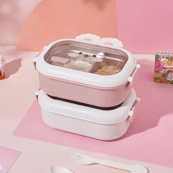 Sweet Bunny Bento Box – cute kawaii bento box gift for girlfriend