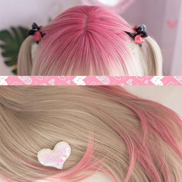 Two Tone Pink Cosplay Wig Two Tone Pink Cosplay Wig – kawaii aesthetic gift for adults